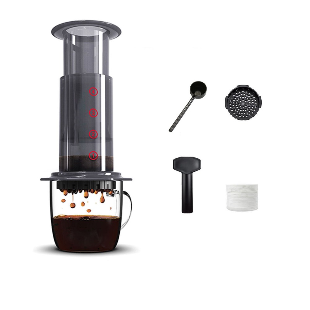 French Press Coffee Maker - Partager Pot Portable bouilloire à café