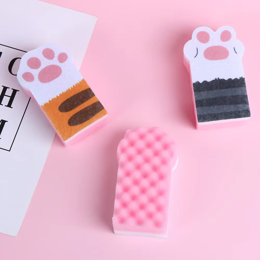 Kitchen Gadgets Needed - Éponge multifonctionnelle patte de chat, brosse,
