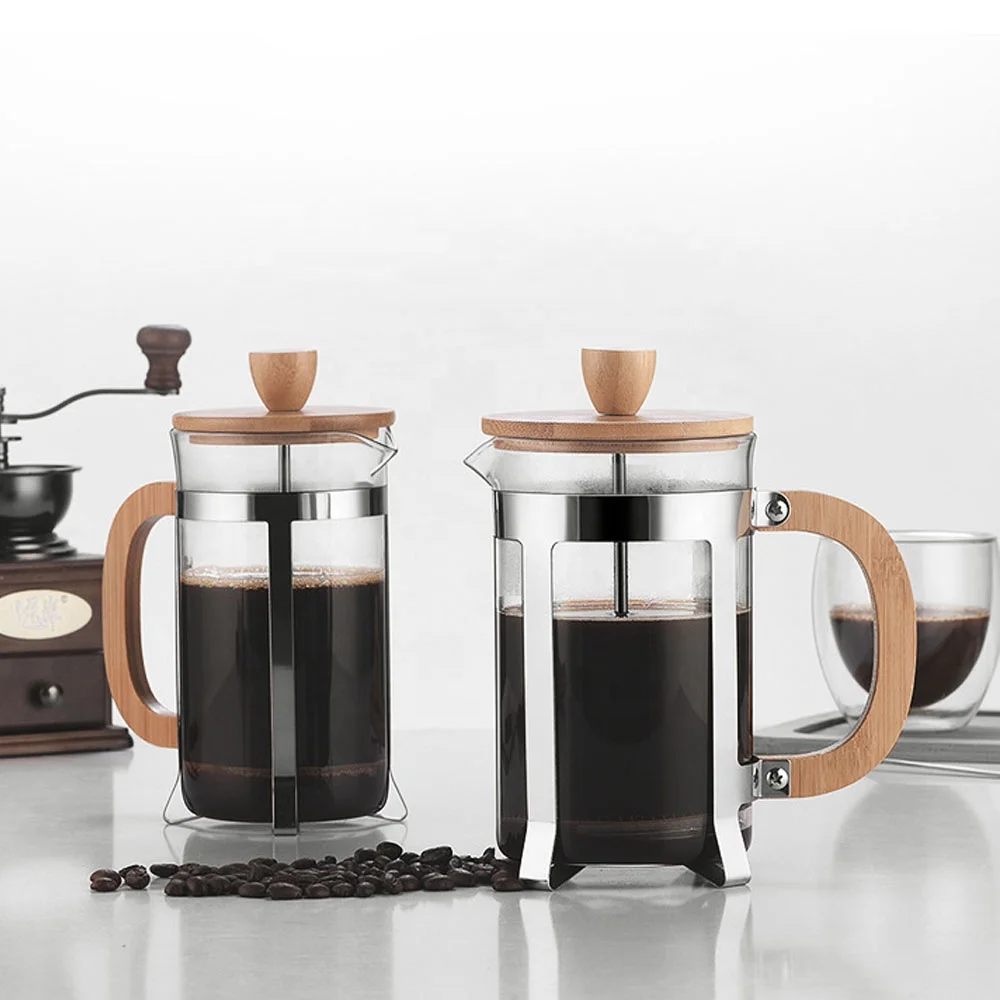 French Press Coffee Maker - Cafetière et théière à piston en