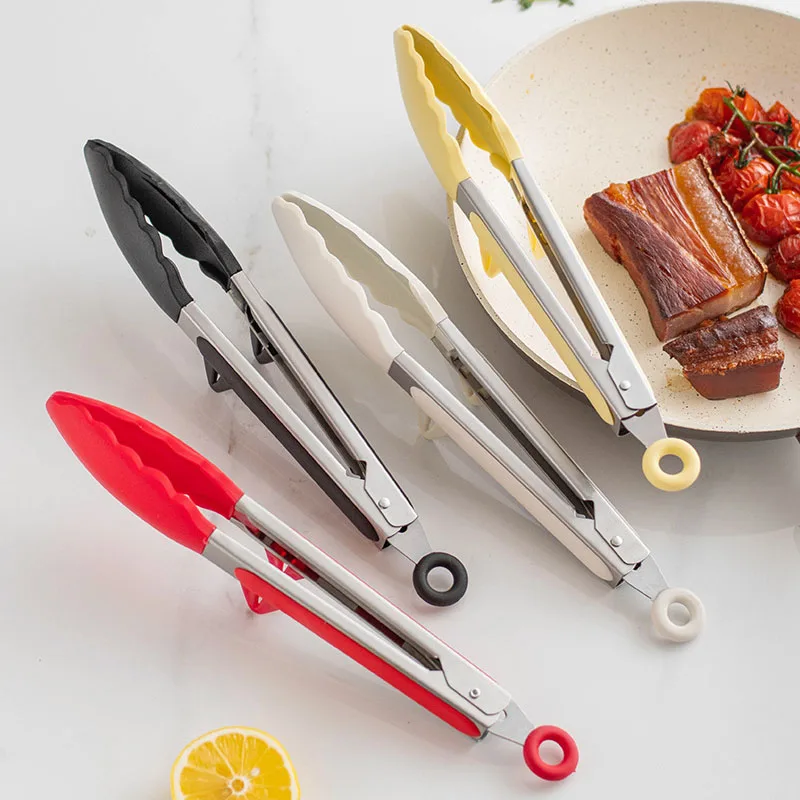 Kitchen Gadgets Under $10 - Pince alimentaire antidérapante en Silicone de