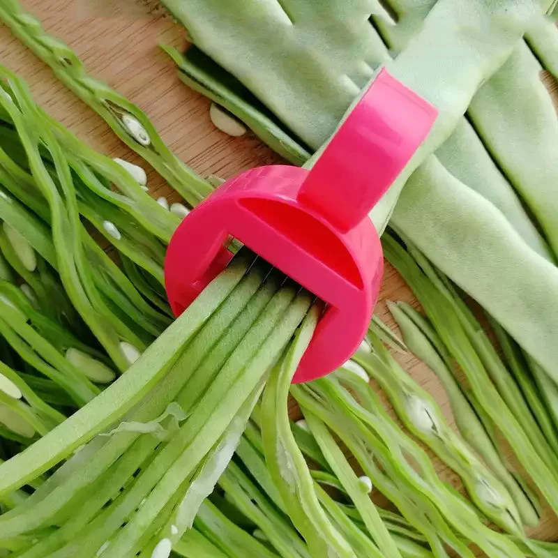Kitchen Gadgets Green - Trancheuse à haricots vert, coupe-fruits et