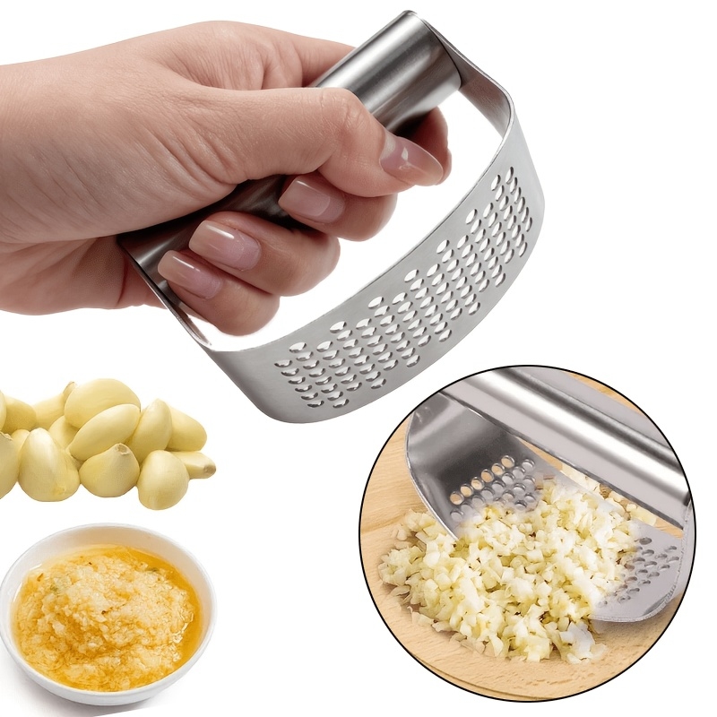 Kitchen Gadgets Garlic - Presse-ail manuelle en acier inoxydable, facile