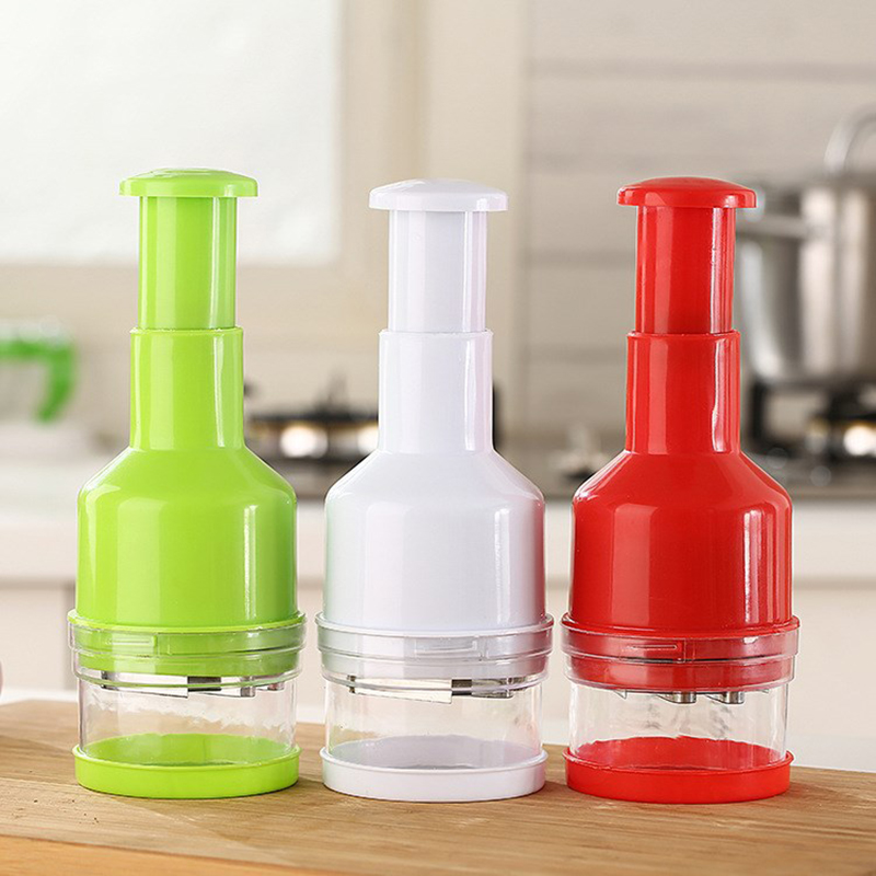 Kitchen Gadgets Needed - Hachoir à légumes à pression manuelle