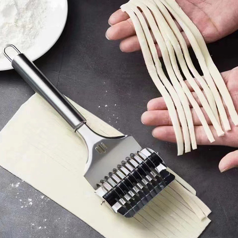 Kitchen Gadgets Garlic - 1 pièce, coupe-spaghetti manuel en acier