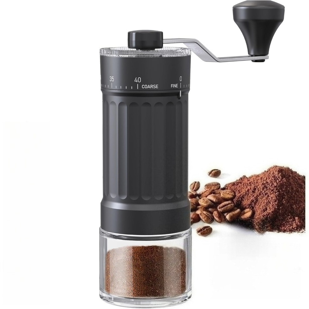 French Press Coffee Maker - Moulin à café manuel avec 40