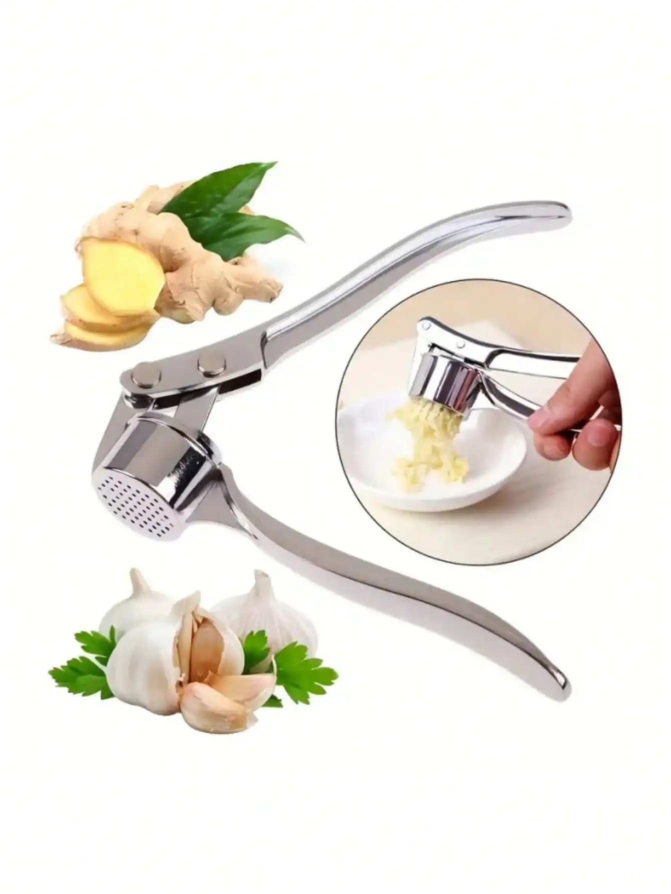 Kitchen Gadgets Garlic - Presse-ail manuel en acier inoxydable pour