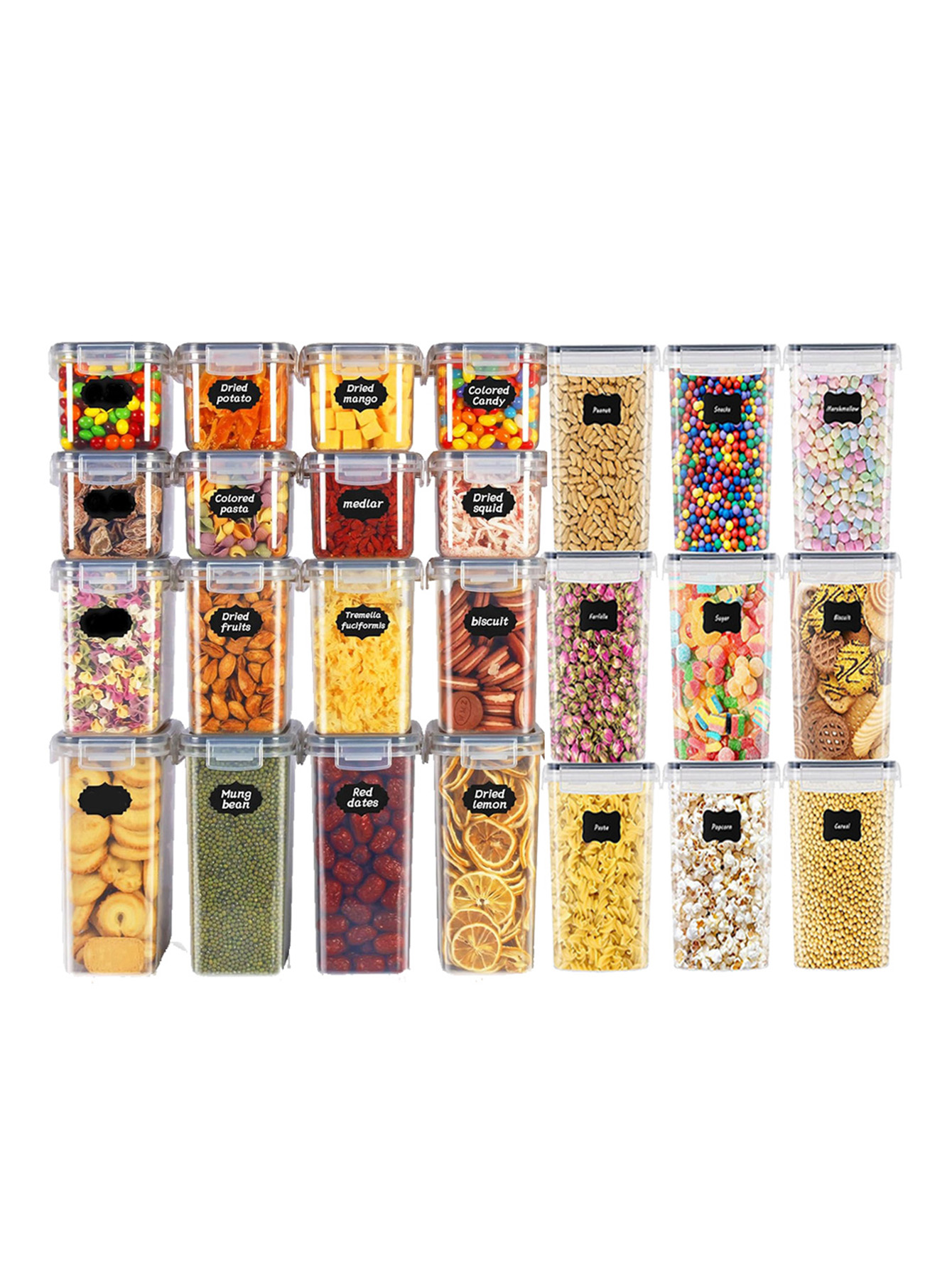 Kitchen Gadgets Organizer - 48 pièces, Contenants de stockage alimentaire