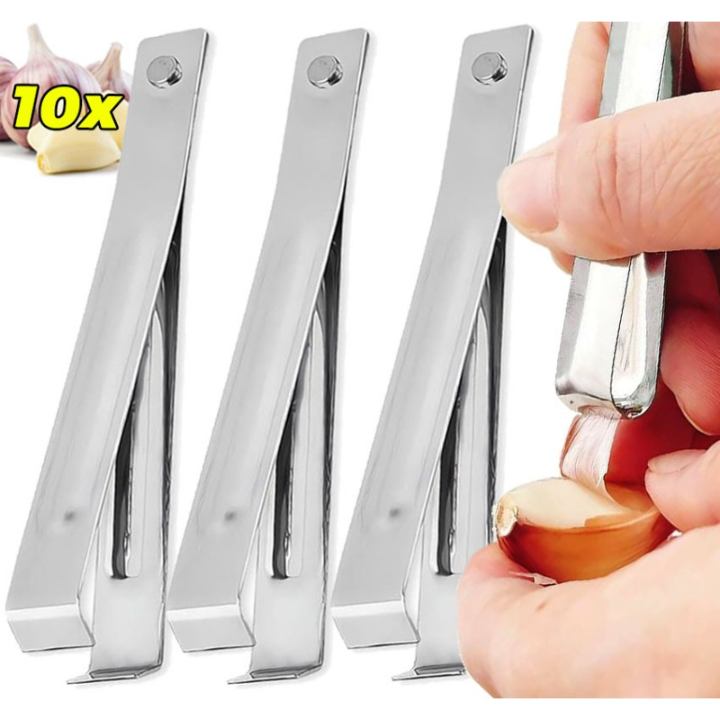 Kitchen Gadgets Under $10 - 10/1 pièces Éplucheur d'ail en acier