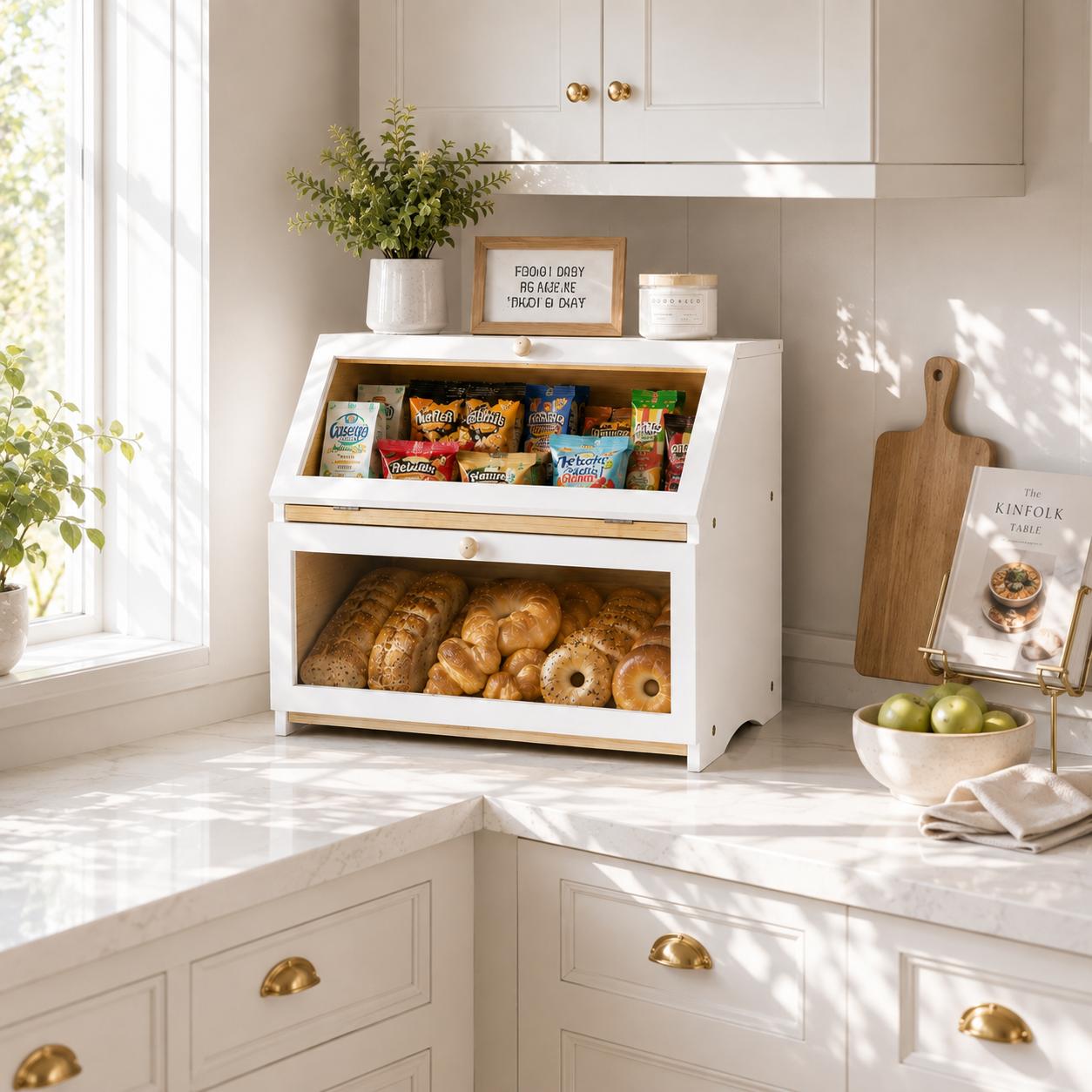HOMEKOKO Boîte à pain double c - Kitchen Gadgets Organizer avis et prix