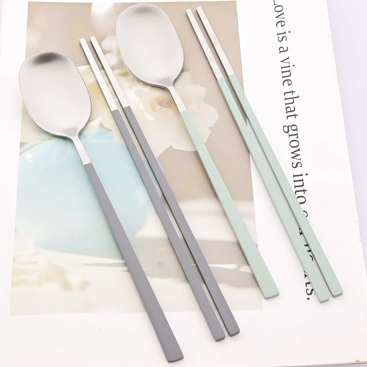 Cuillère à dîner, baguettes à  - Kitchen Gadgets Green avis et prix
