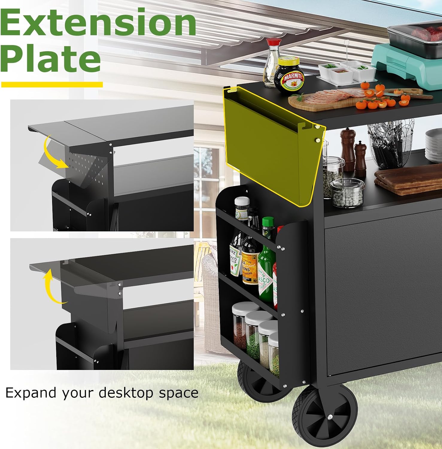 Table de barbecue d'extérieur  - Kitchen Gadgets Organizer avis et prix