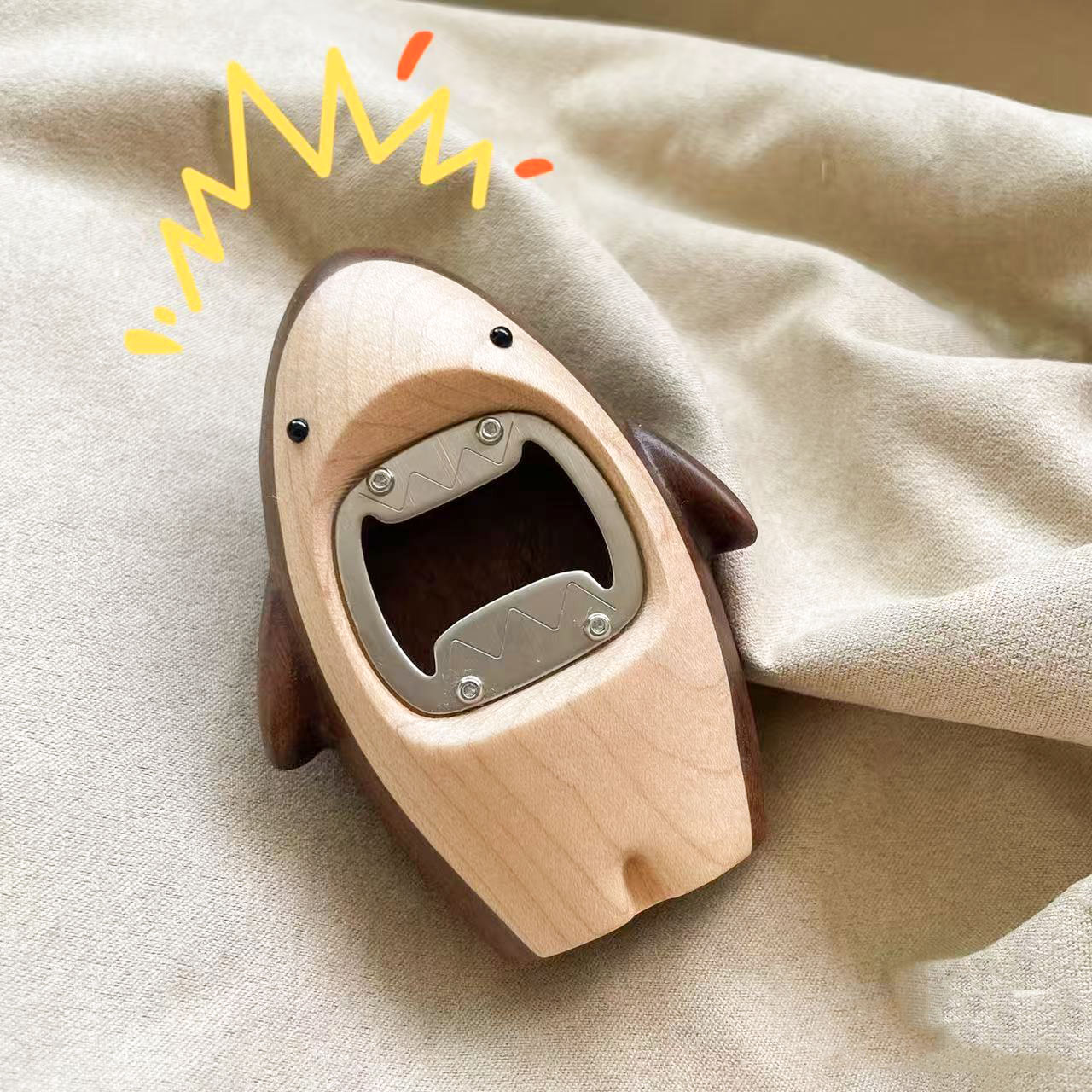 Ouvre-bouteille requin en bois - Kitchen Gadgets Men avis et prix