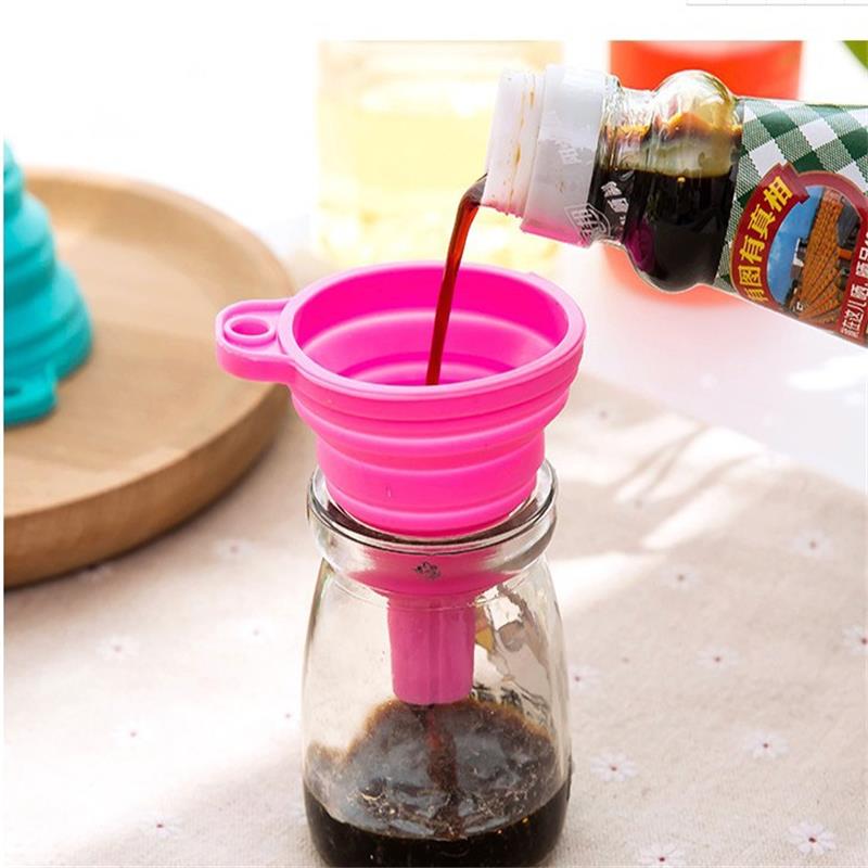 1pc Entonnoir En Silicone Roug - Kitchen Gadgets Needed avis et prix