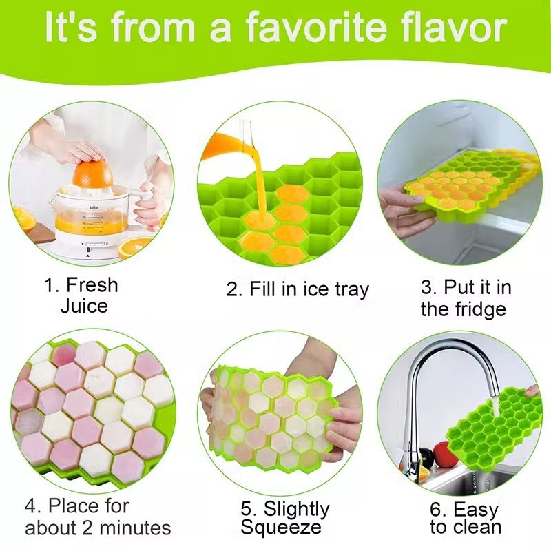 Moule à glaçons en Silicone à  - Kitchen Gadgets Organizer avis et prix