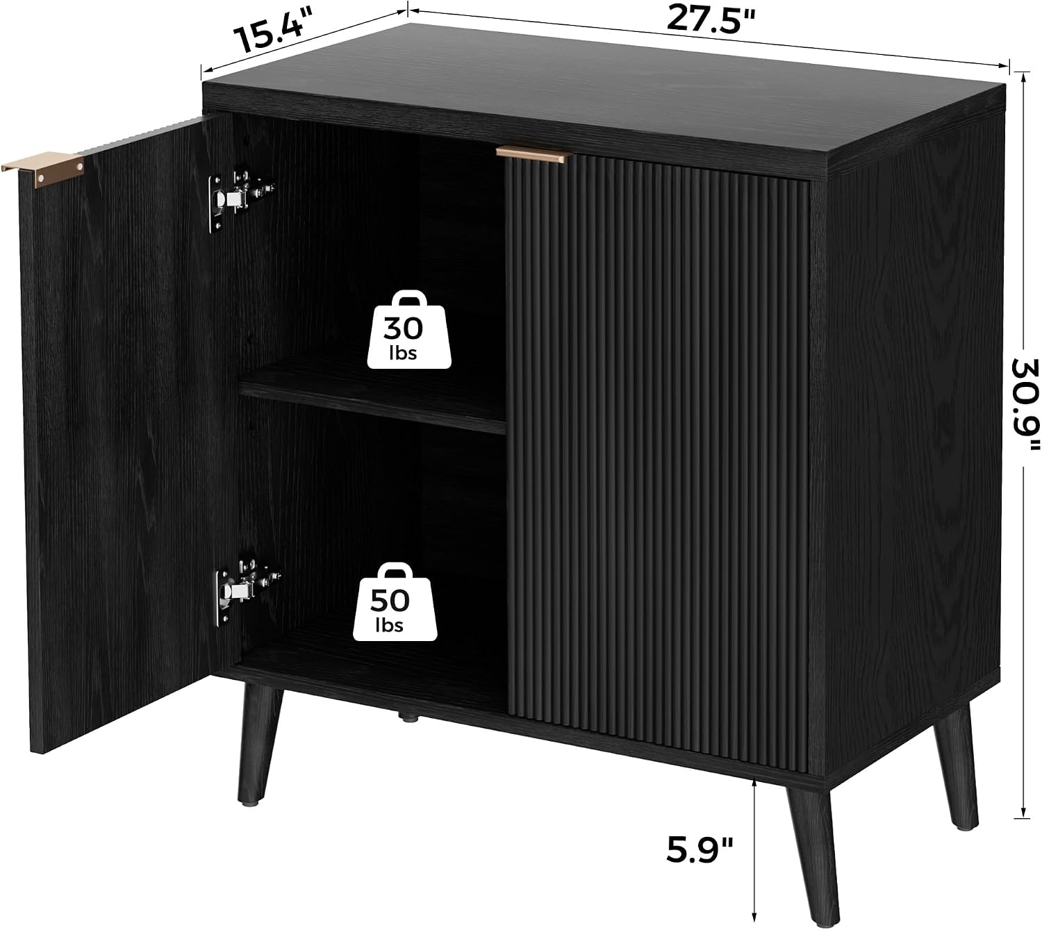 Buffet cannelé avec rangement, - Kitchen Gadgets Organizer avis et prix