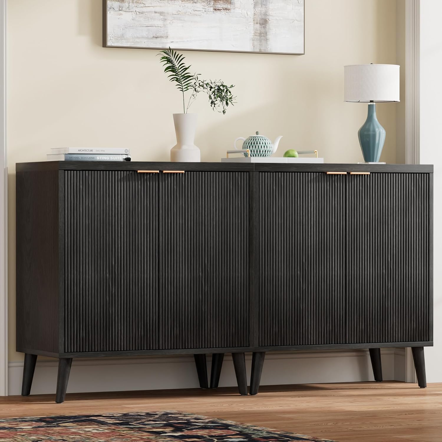 Buffet cannelé avec rangement, - Kitchen Gadgets Organizer avis et prix