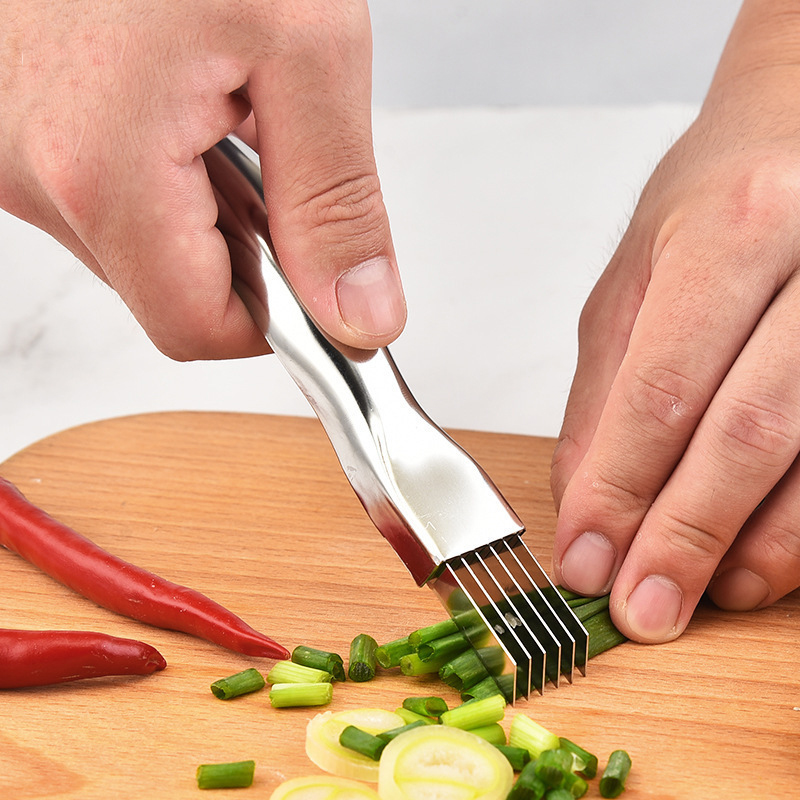 Couteau à oignon vert haché en - Kitchen Gadgets Green avis et prix