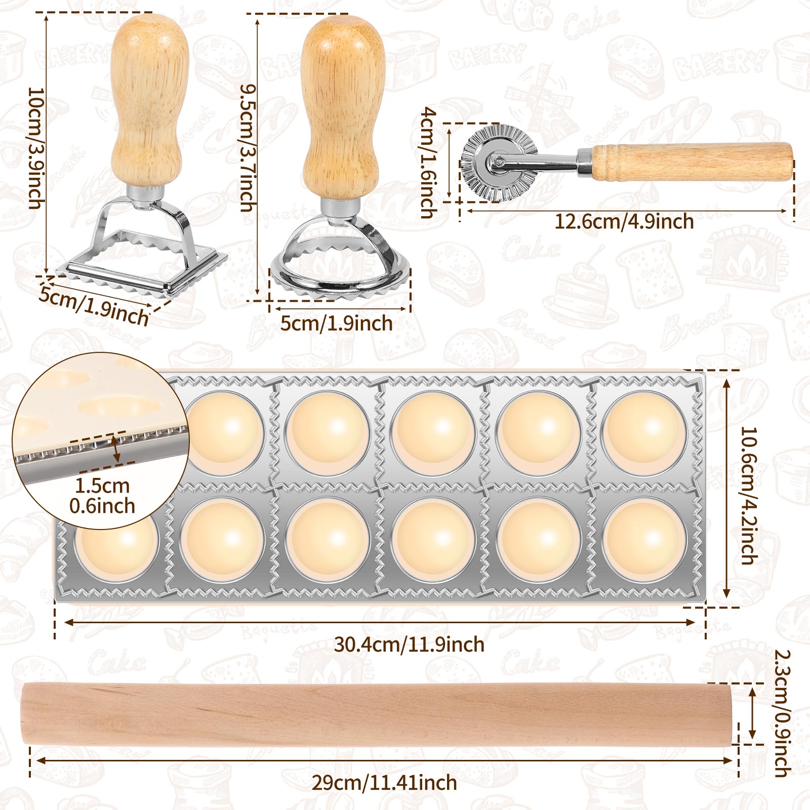 Ensemble de moules à raviolis  - Kitchen Gadgets Under $10 avis et prix