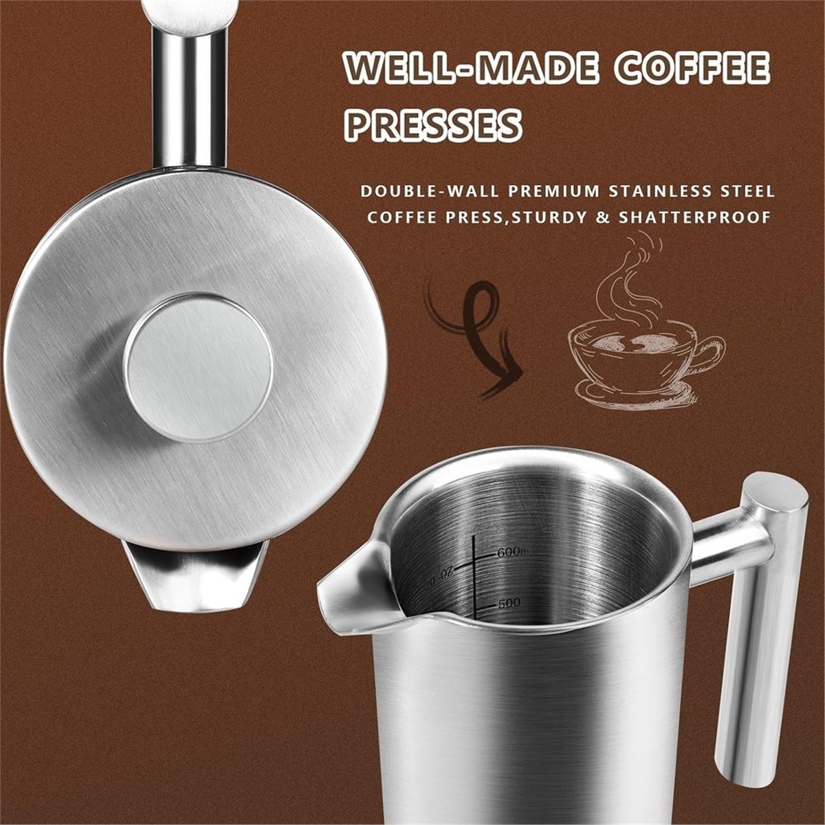 Presse à café française 24 oz, - French Press Coffee Maker avis et prix
