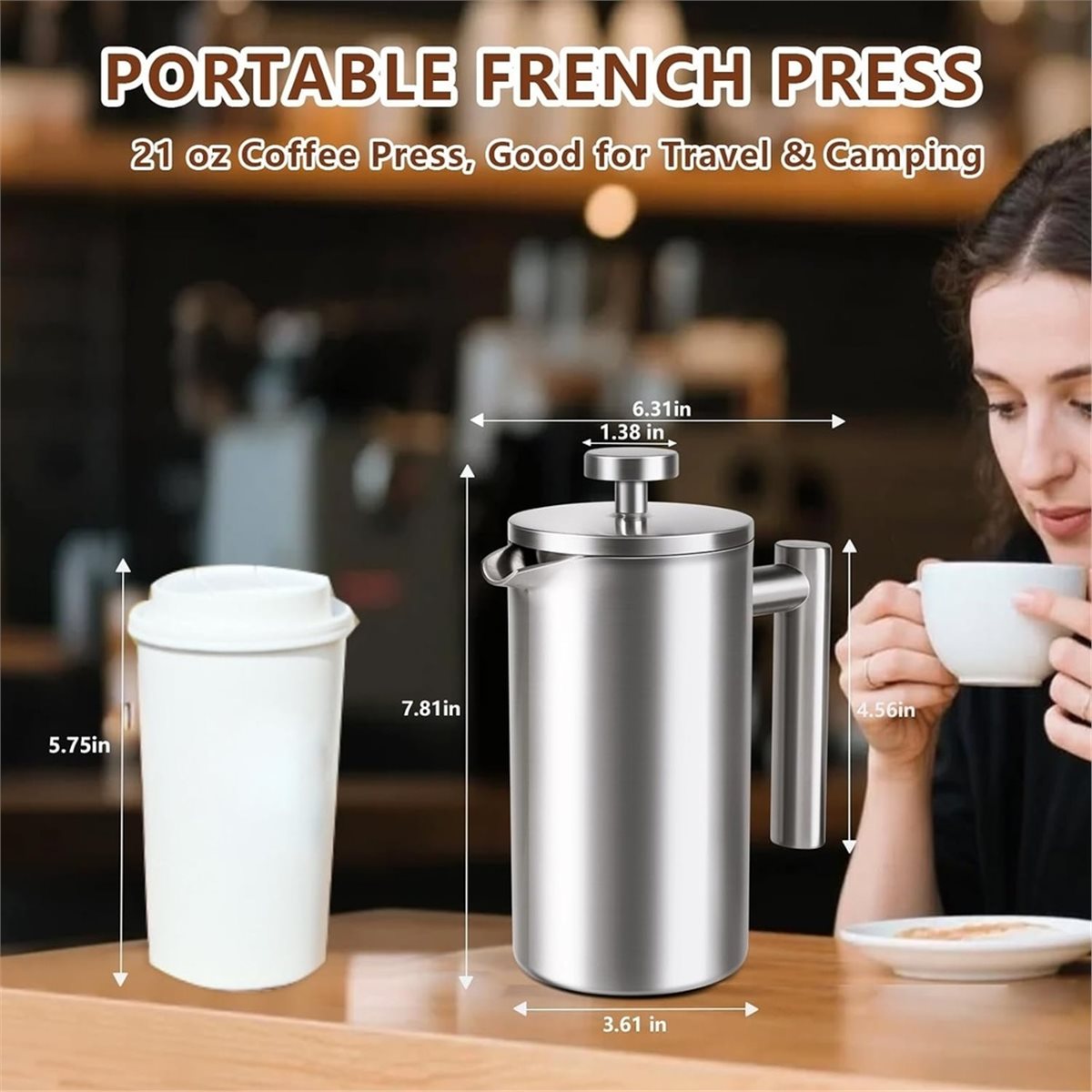 Presse à café française 24 oz, - French Press Coffee Maker avis et prix