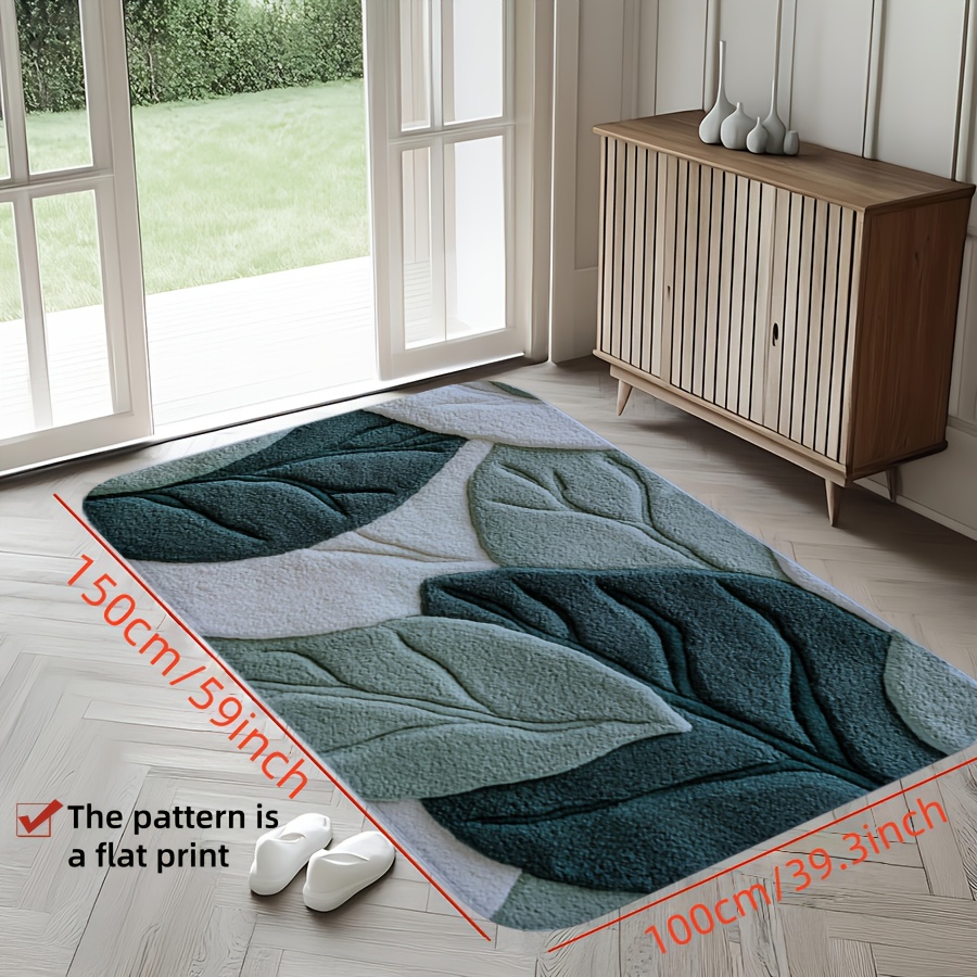 Tapis de bain imprimé feuilles - Kitchen Gadgets Green avis et prix