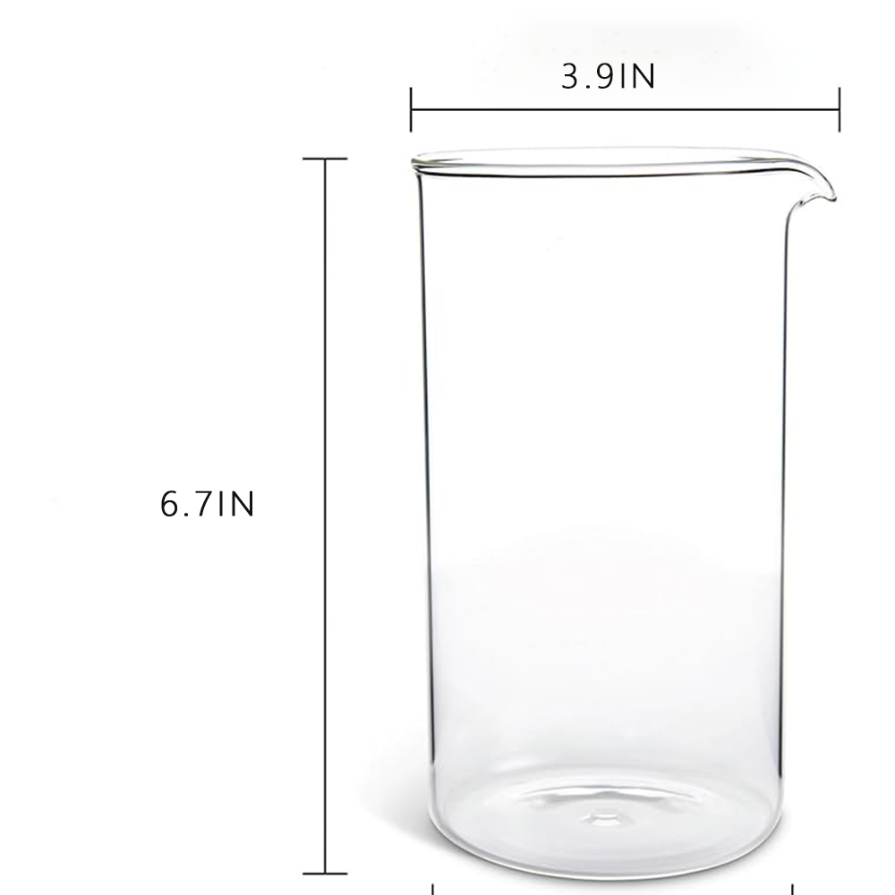 Verre borosilicate 3.3, gobele - French Press Coffee Maker avis et prix