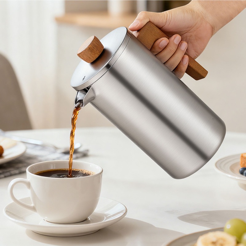 Cafetière à piston JUSTINLAU 1 - French Press Coffee Maker avis et prix