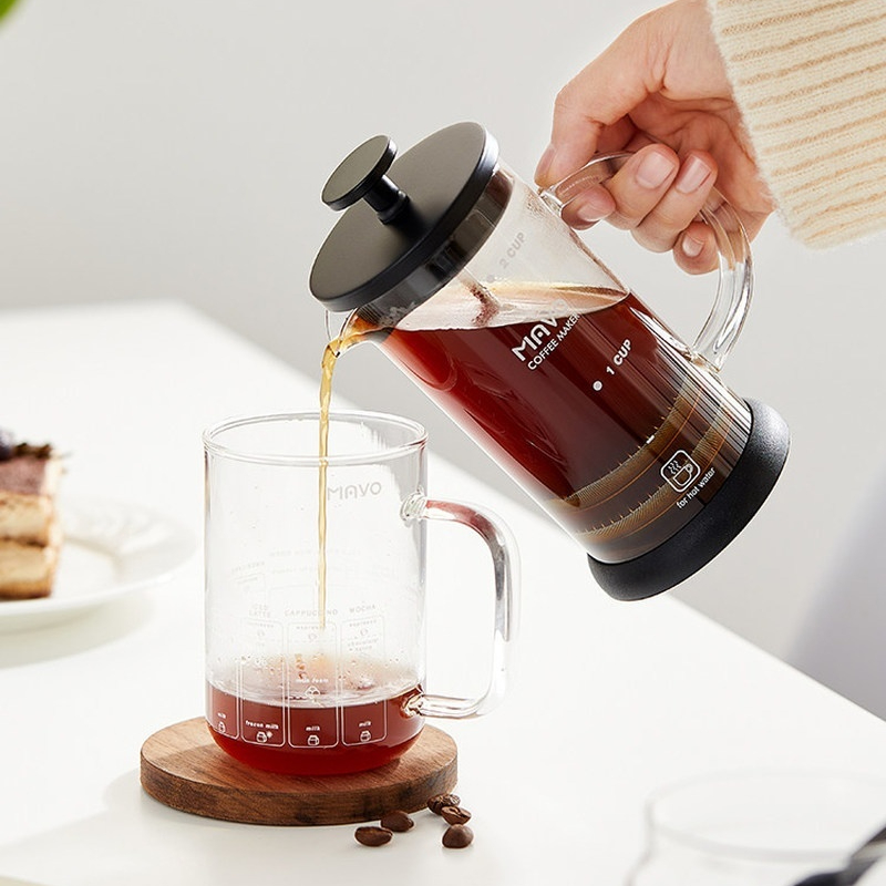 Cafetière à piston MAVO avec d - French Press Coffee Maker avis et prix