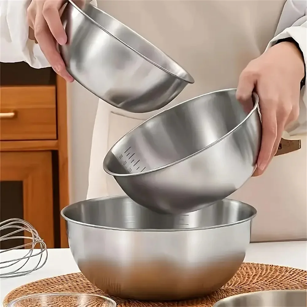 Ensemble de 3 bols en acier in - Kitchen Gadgets Organizer avis et prix