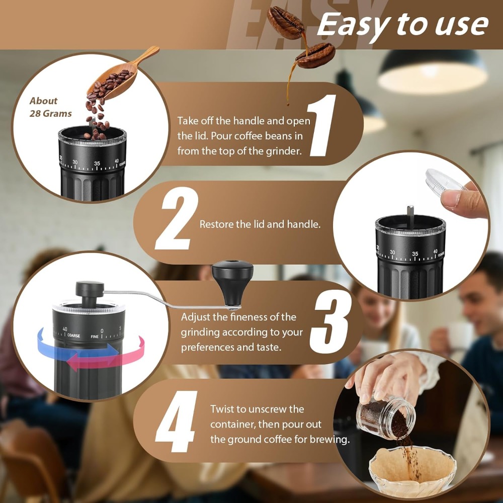 Moulin à café manuel avec 40 r - French Press Coffee Maker avis et prix