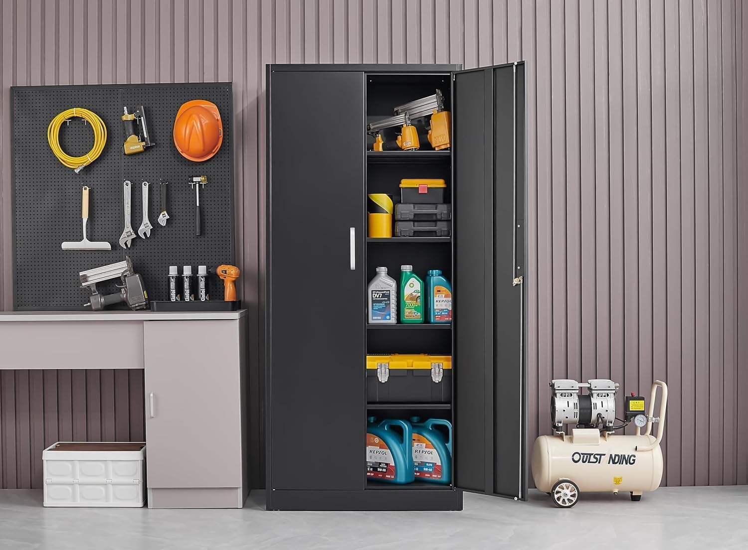 Armoire de rangement en métal  - Kitchen Gadgets Organizer avis et prix