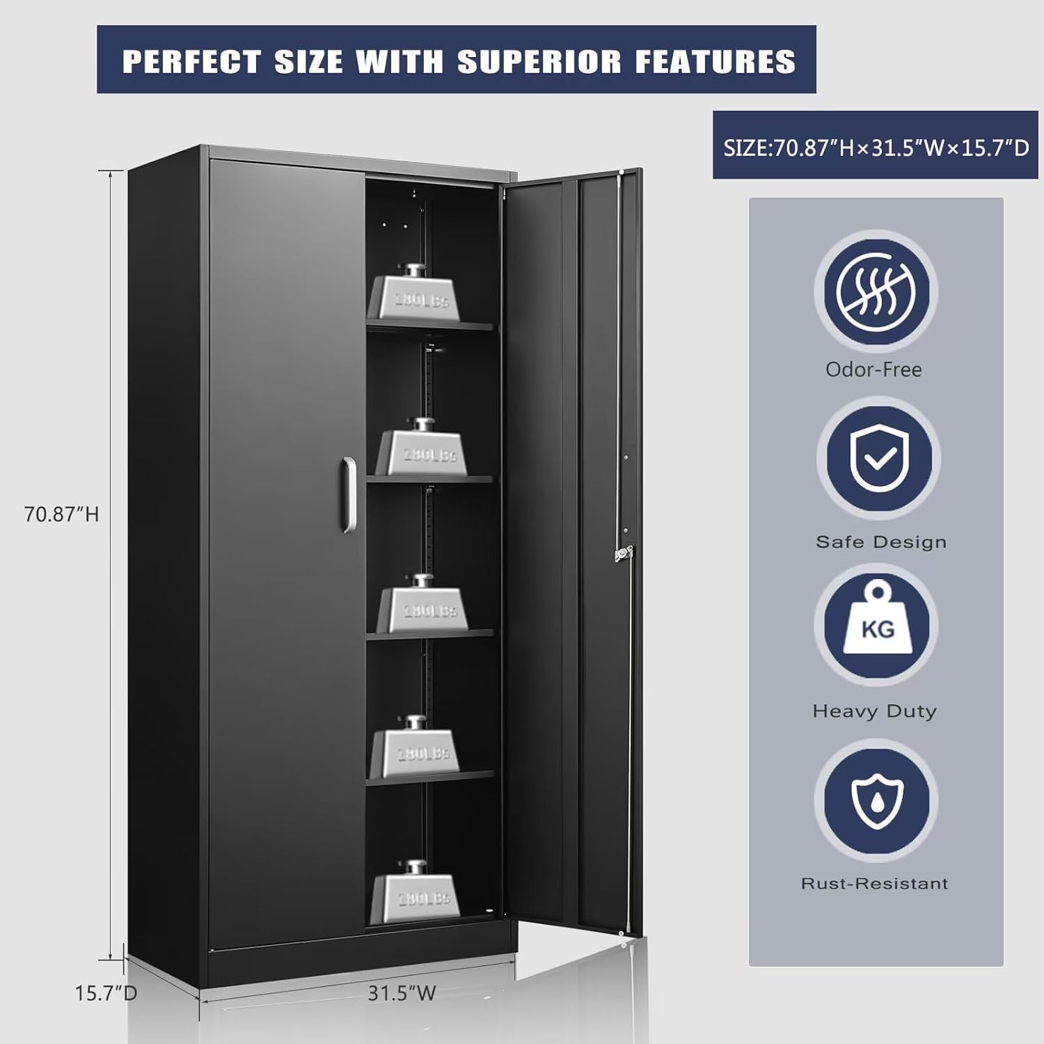 Armoire de rangement en métal  - Kitchen Gadgets Organizer avis et prix