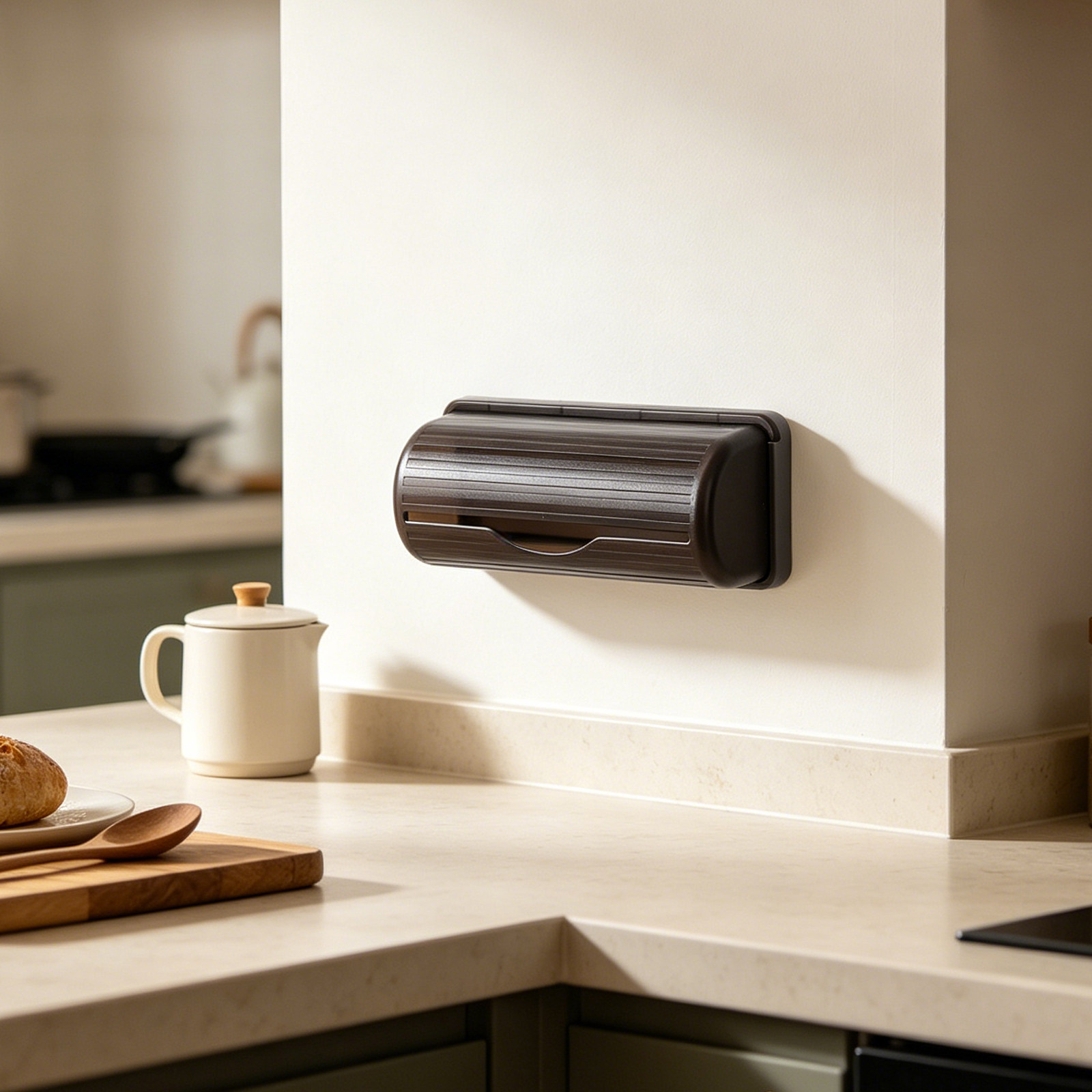 Support mural pour sacs poubel - Kitchen Gadgets Organizer avis et prix