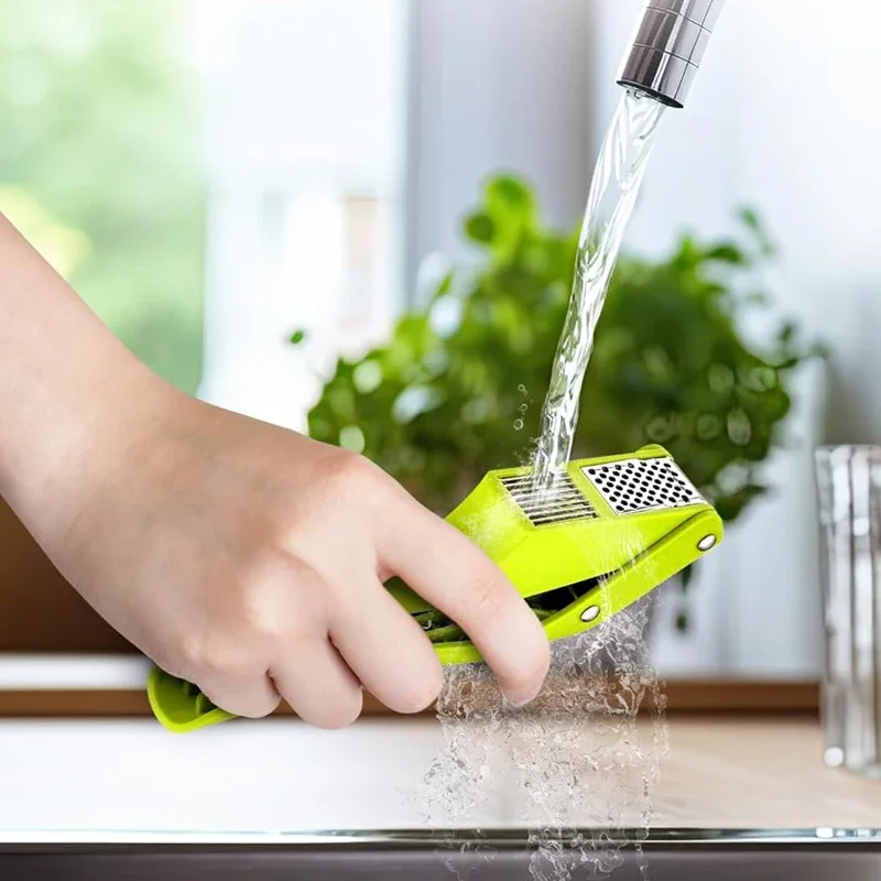 2 en 1 presse-ail et trancheus - Kitchen Gadgets Garlic avis et prix
